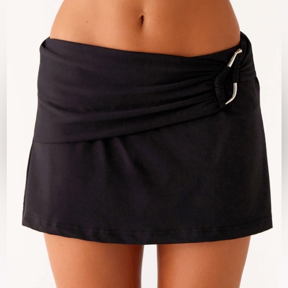 NWT - black mini skirt set and halter top from Peppermayo - Picture 4 of 9